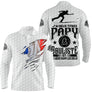 Maillot bowling personnalisé homme blanc, variante coloris pour team et club