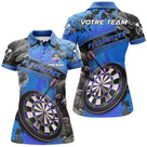 Maillot bowling personnalisé femme bleu, variante coloris pour team et club