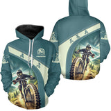 Vêtement VTT Personnalisé – Maillot & Hoodie Cyclisme Freeride avec Prénom - A13012501 - Sweat à capuche