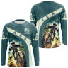 Vêtement VTT Personnalisé – Maillot & Hoodie Cyclisme Freeride avec Prénom - A13012501 - Anti-UV T-shirt manches longues