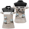 Polo Personnalisé Pétanque, Cadeau Idéal Bouliste, Tu Tires Ou Tu Pointes - CT13122215 - Polo Femme