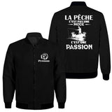 T-shirts et sweats pêche – Mode et confort en coton pour passionnés -A14012501 - Veste noire