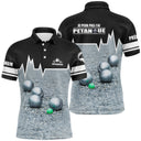 Polo Pétanque Personnalisé, Cadeau Humour Bouliste, Je Peux Pas J'ai Pétanque - CT14072320 Polo Homme