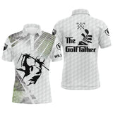 Polo De Golf The Golffather, Cadeau Humour Golfeur - CT15082217 - Polo Homme