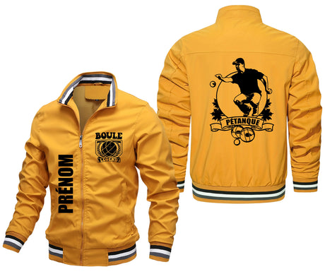 Veste De Sport Bouliste Légende, Cadeau Personnalisé Idéal Pour Fan De Pétanque - CT15092365 Jaune