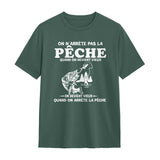 Veste et T-shirt pêche homme – Cadeau pêcheur – Confort & style - A17012501 - Tshirt vert