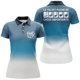 Produits Polo de Golf, Cadeau Humour Golfeur, Golfeuse, Polo à Séchage Rapide Homme Femme, Club de Golf, La Vie Est Pleine De Choix Importants - CTS17052218 - Polo Femme Bleu Ciel