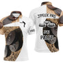 Polo palet blanc et marron camouflage silhouette joueur lancer photos palets bois j'peux pas j'ai palet PRÉNOM