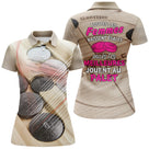 Polo palet sable beige vue dos citation tous les hommes naissent égaux joueurs de palet design