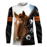 Débardeur all-over Quarter Horse portrait cheval brun bai été équestre western