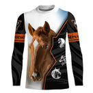 Débardeur all-over Quarter Horse portrait cheval brun bai été équestre western