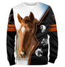 Quater Horse, T-shirt All Over, Manches Longues, Sweater Cheval Passion - CTS18062221