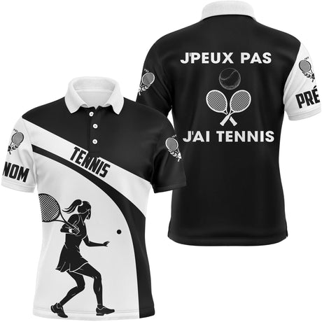 Polo Tennis Performance, J'peux Pas J'ai Tennis, Cadeau Personnalisé Joueur De Tennis - CT20102338 Polo Homme