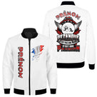 Veste bomber pétanque variante avec écusson tricolore et inscription, prénom personnalisé
