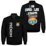 Veste pétanque bomber bleu marine vue manche prénom personnalisé logo association sport bouliste