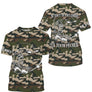 Sweat capuche anti-UV pêche brochet all-over camouflage forêt motif brochet noir prénom personnalisé pêcheur
