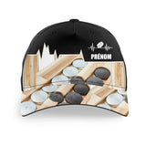 Casquette Personnalisée Alpenext – Style Unique pour Passionnés de Pétanque - A28112405 noir