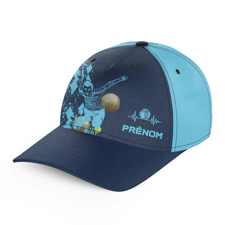 Casquette Performance Personnalisée Boule Lyonnaise, Cadeau Original Bouliste- CT28122342 - Marine