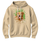 Sweatshirts & T-shirts en Coton : Portrait Animalier Unique – Couleurs Variées - A28122407 - Sweat à capuche  beige