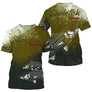 T-shirt manches courtes pêche saumon skelefish, design squelette de salmonidé, accessoire personnalisable pour pêcheur