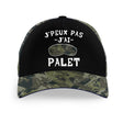 Casquette Camouflage "J'Peux Pas J'ai Palet" - Style Sport et Humour