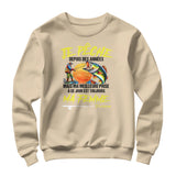 🎣 Titre : T-shirt Pêcheur Humoristique – « Je pêche depuis des années, mais ma meilleure prise reste ma femme » - A30122403 - Sweater beige