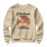 T-shirt, Sweatshirt & Hoodie Pêcheur, Pêcheur Un Jour Pêcheur Toujours – Style et Passion en Coton 🎣🌊 - A30122404 - Sweater beige