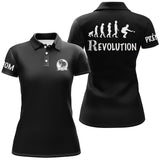 Polo Personnalisé Femme "Révolution Pétanque" - Mode Sportive Unique - Polo Femme Noir