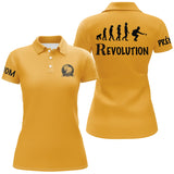 Polo Personnalisé Femme "Révolution Pétanque" - Mode Sportive Unique - Polo Femme Jaune