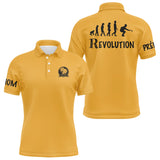 Polo Personnalisé Homme "Révolution Pétanque" - Confort et Style Original - Polo Homme - Jaune