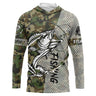 T-shirt Anti-UV Pêche Camouflage, Protection et Style pour Chaque Sortie - CT01092029 T-shirt Anti UV à Capuche Unisexe