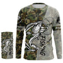 Cagoule UV pêche bar camouflage tatouage variante