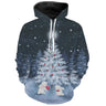 Sweatshirt mit Weihnachtsbaum-Print, lässiges Langarm-Sweatshirt mit Rundhalsausschnitt – CT04112332