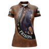 Polo Équitation Homme Femme, Frison Cheval, Cadeau Peronnalisé Fan des chevaux - CT05072206P