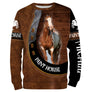 Hoodie capuche anti-UV Paint Horse cuir brun pie marron blanc western