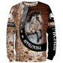Hoodie capuche anti-UV Appaloosa cuir tachetée Appaloosa cabrée western