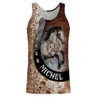 Sweat à capuche Appaloosa effet cuir tachetée Appaloosa cabrée coupe unisexe