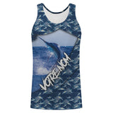 Débardeur all-over pêche marlin bleu prénom personnalisé big game fishing