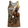 Sweat à capuche Paint Horse camouflage forêt feuillage Paint Horse marron coupe unisexe