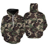 Vêtements Camouflage Pêche et Chasse, Cadeau Pêcheur, Chasseur, T-shirt Camouflage, Sweat à Capuche Anti-UV - CT06072230