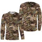 Manches longues camouflage MultiCam multi-terrain coupe unisexe pour outdoor polyvalent
