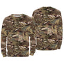Sweater all-over camouflage MultiCam multi-terrain manches longues unisexe outdoor