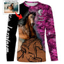 Sweat zippé Cheval d'Amour femme all-over fond floral violet rose motif photo cheval personnalisée prénom