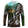 T-shirt anti-UV manches longues carpiste camouflage, tenue discrète pour session étang