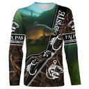 Cadeau Humour Pêcheur, J'peux Pas J'ai Pêche, Carpiste - CT09092229 T-shirt All Over Manches Longues Unisexe