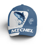 Casquette Perrsonnalisé Pêche Du Thon, Cadeau Original Pêcheur, Pêche En Mer - CT11082226