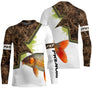 Sweat zippé pêche carpe camouflage marais motif carpe bondissante all-over prénom personnalisé carpiste bivouac