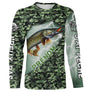 T-shirt manches longues all-over brochet humour camouflage prénom personnalisé J'peux pas