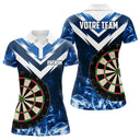 Maillot bowling personnalisé femme bleu, variante coloris pour team et club