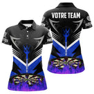 Maillot bowling personnalisé femme bleu, variante coloris pour team et club